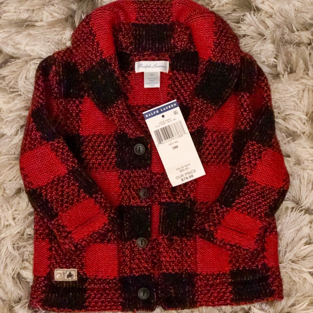 Ralph Lauren Buffalo Check Sweater